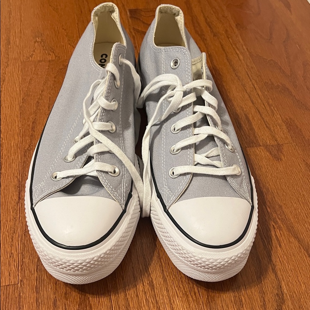 Converse Light Gray Canvas Sneakers
